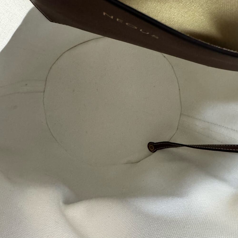 NEOUS Venus Bucket Shoulder Bag Calfskin leather Chocolate Brown - Picture 12 of 13
